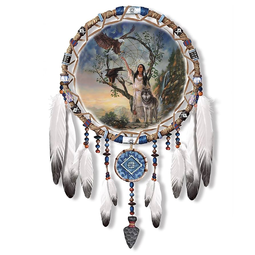 Dreamer∬GALLERY Wolf Dream Catcher - GemPaint™ Kit – Sugar & Cotton